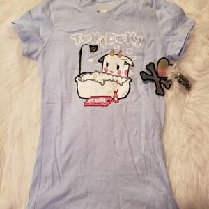 Tokidoki blue top size Small